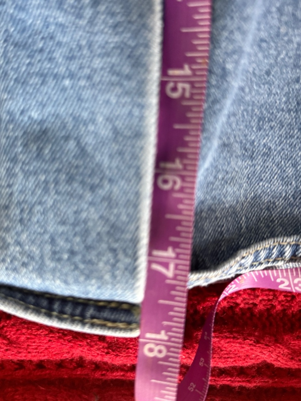 Vintage 90s Button Front Denim Mini Skirt High Waist Jean Skirt Size 4 - Picture 9 of 9